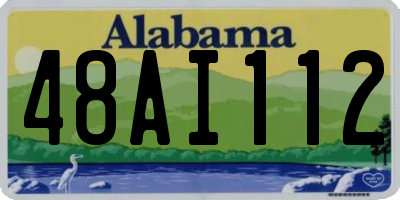 AL license plate 48AI112