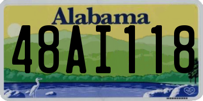 AL license plate 48AI118