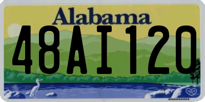 AL license plate 48AI120