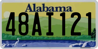 AL license plate 48AI121