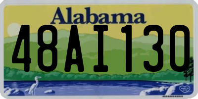 AL license plate 48AI130