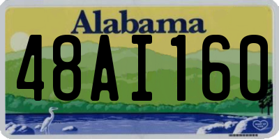 AL license plate 48AI160