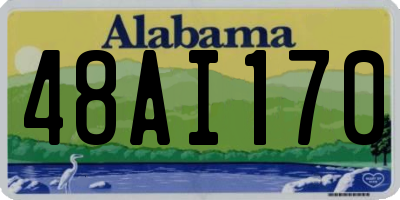 AL license plate 48AI170
