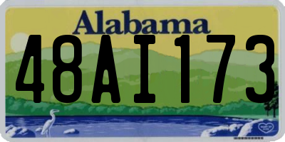 AL license plate 48AI173