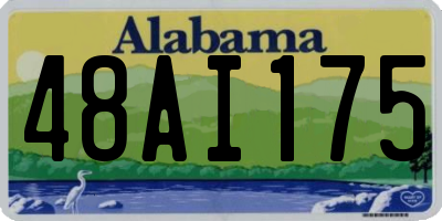 AL license plate 48AI175