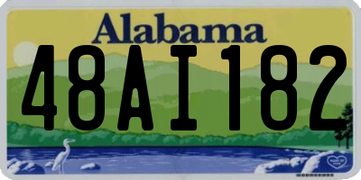 AL license plate 48AI182