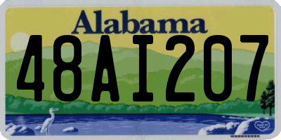 AL license plate 48AI207