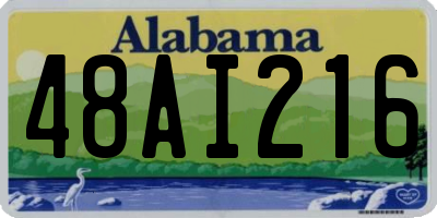 AL license plate 48AI216