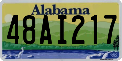 AL license plate 48AI217