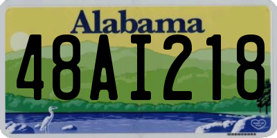 AL license plate 48AI218