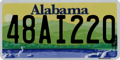 AL license plate 48AI220