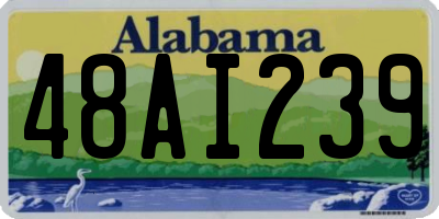 AL license plate 48AI239