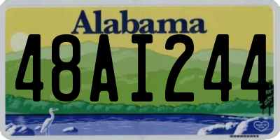 AL license plate 48AI244