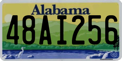 AL license plate 48AI256