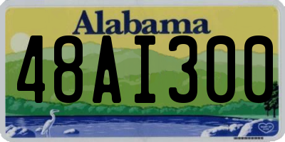AL license plate 48AI300