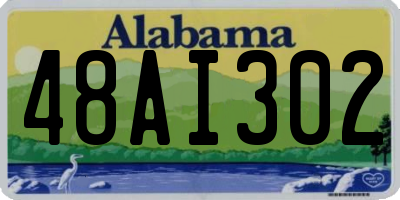 AL license plate 48AI302