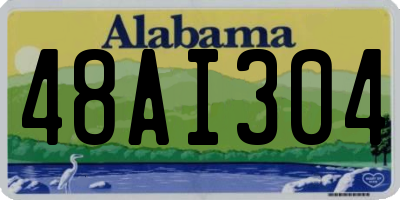 AL license plate 48AI304