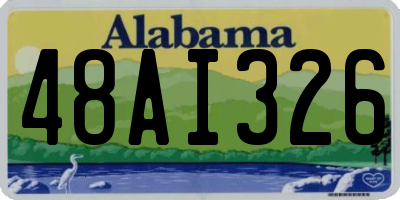 AL license plate 48AI326