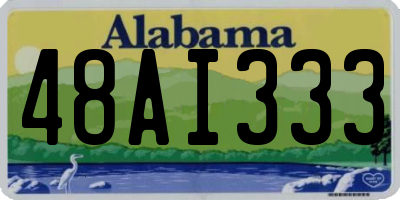 AL license plate 48AI333