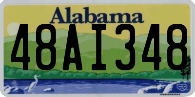AL license plate 48AI348