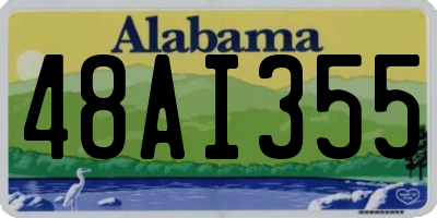 AL license plate 48AI355