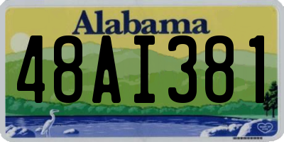 AL license plate 48AI381