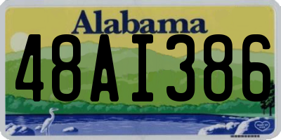 AL license plate 48AI386