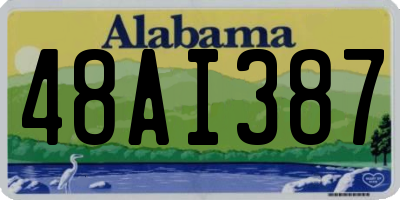 AL license plate 48AI387