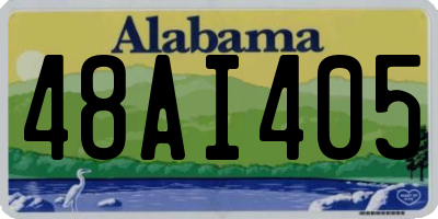 AL license plate 48AI405