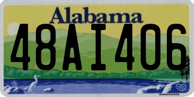 AL license plate 48AI406