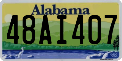 AL license plate 48AI407