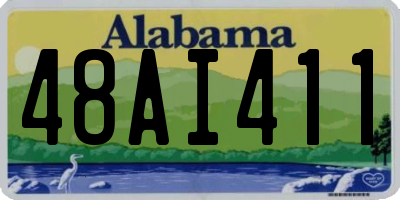 AL license plate 48AI411