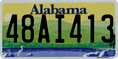 AL license plate 48AI413