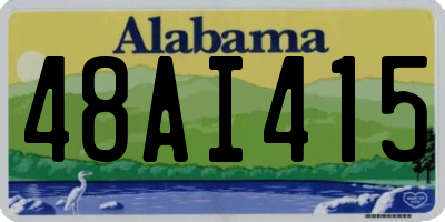 AL license plate 48AI415