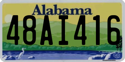 AL license plate 48AI416