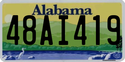 AL license plate 48AI419