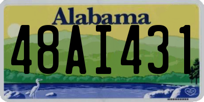 AL license plate 48AI431