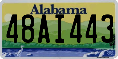 AL license plate 48AI443