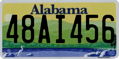 AL license plate 48AI456