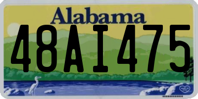 AL license plate 48AI475