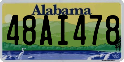 AL license plate 48AI478