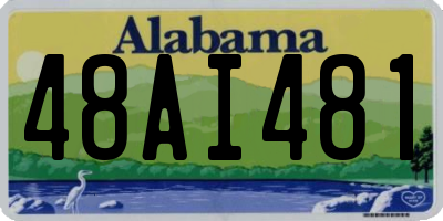 AL license plate 48AI481