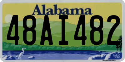 AL license plate 48AI482
