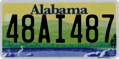 AL license plate 48AI487