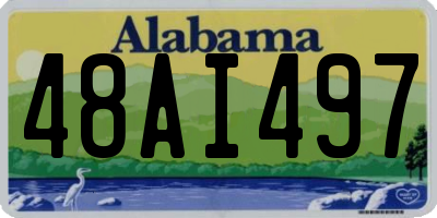 AL license plate 48AI497