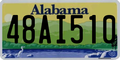 AL license plate 48AI510