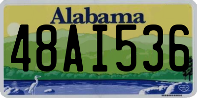AL license plate 48AI536
