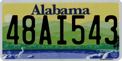 AL license plate 48AI543