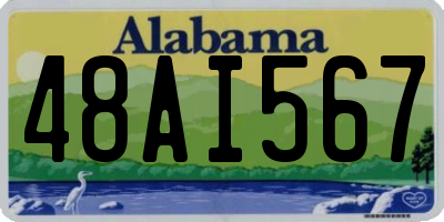 AL license plate 48AI567