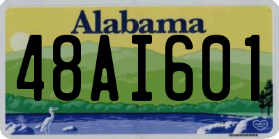 AL license plate 48AI601